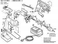 Bosch 0 601 938 6A3 GBM 9,6 VES-2 Cordless Drill 9.6 V / GB Spare Parts GBM9,6VES-2